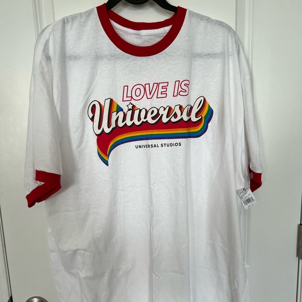 Universal Studios Love is Universal Ringer Tee